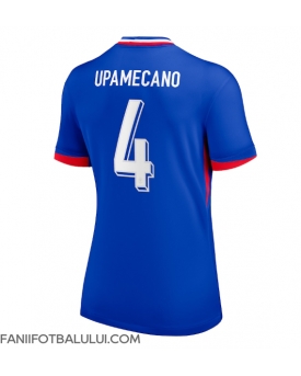 Franța Dayot Upamecano #4 Echipament de Fotbal Replică European 2024 Femei Acasa